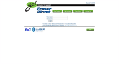 Desktop Screenshot of orders.pgcanada.fraserdirect.ca